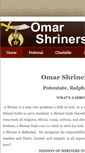 Mobile Screenshot of omarshriners.org